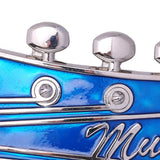 Maxbell cowboy Belt Buckle Men Accessory Texas Replacement Music Guitar Blue