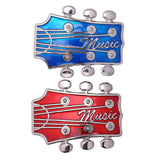 Maxbell cowboy Belt Buckle Men Accessory Texas Replacement Music Guitar Blue