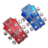 Maxbell cowboy Belt Buckle Men Accessory Texas Replacement Music Guitar Blue