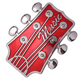 Maxbell cowboy Belt Buckle Men Accessory Texas Replacement Music Guitar Red