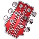 Maxbell cowboy Belt Buckle Men Accessory Texas Replacement Music Guitar Red