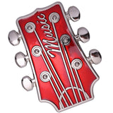 Maxbell cowboy Belt Buckle Men Accessory Texas Replacement Music Guitar Red