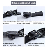 Maxbell Waist Belt for Men Casual 1.5" (38mm) Wide PU Leather Fashion 47" Long Brown