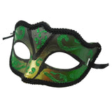 Maxbell Ladies Mardi Gras Masquerade Mask for Party Dress Cosplay Costume Green