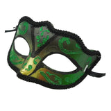 Maxbell Ladies Mardi Gras Masquerade Mask for Party Dress Cosplay Costume Green