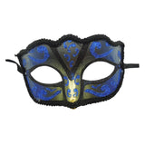 Maxbell Ladies Mardi Gras Masquerade Mask for Party Dress Cosplay Costume Blue