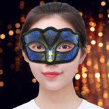 Maxbell Ladies Mardi Gras Masquerade Mask for Party Dress Cosplay Costume Blue