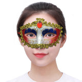 Maxbell Ladies Mardi Gras Masquerade Mask for Party Dress Cosplay Costume Red Blue