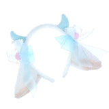 Maxbell Sheep Ears Headband Headdress Christmas Cosplay Kids Adult Headwear Hairband blue