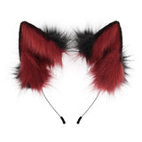 Maxbell Ears Headband Fancy Dress Costume Cosplay Gift Dress up Red Black