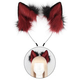 Maxbell Ears Headband Fancy Dress Costume Cosplay Gift Dress up Red Black
