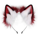 Maxbell Ears Headband Fancy Dress Costume Cosplay Gift Dress up Red Orange White