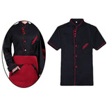 Maxbell Chef Uniform Breathable Chef Coat Short Length Sleeve Chef Jacket for Cafe M