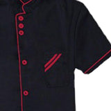 Maxbell Chef Uniform Breathable Chef Coat Short Length Sleeve Chef Jacket for Cafe M