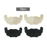 Maxbell 10Pcs Breast Patch Breathable Invisible Adhesive Women Bra Firming Cover 20.9cmx11.1cm Skin