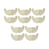 Maxbell 10Pcs Breast Patch Breathable Invisible Adhesive Women Bra Firming Cover 21.3cmx11.8cm Skin