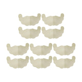 Maxbell 10Pcs Breast Patch Breathable Invisible Adhesive Women Bra Firming Cover 21.3cmx11.8cm Skin