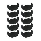 Maxbell 10Pcs Breast Patch Breathable Invisible Adhesive Women Bra Firming Cover 20.9cmx11.1cm Black