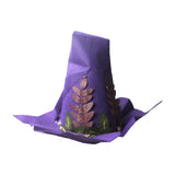 Maxbell Fashion Halloween Hat Cosplay Costume for Dress Up Clothing Props purple