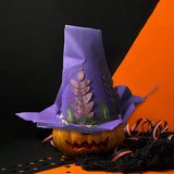 Maxbell Fashion Halloween Hat Cosplay Costume for Dress Up Clothing Props purple