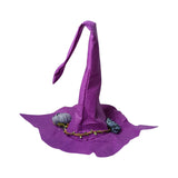 Maxbell Fashion Halloween Hat Cosplay Costume for Dress Up Clothing Props purple red