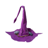 Maxbell Fashion Halloween Hat Cosplay Costume for Dress Up Clothing Props purple red