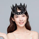 Maxbell royal Crown Tiara Headband Antique Style Princess Birthday Prom