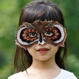 Maxbell Kids Owl Masks Decorative Face Cover for Halloween Photo Prop Masquerade