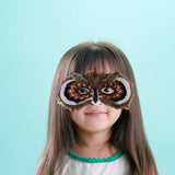 Maxbell Kids Owl Masks Decorative Face Cover for Halloween Photo Prop Masquerade