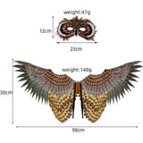 Maxbell Bird Wing Children Kids Costume Accessories Owl Wing for Festival Birthday