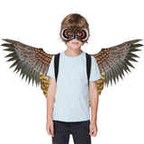 Maxbell Bird Wing Children Kids Costume Accessories Owl Wing for Festival Birthday