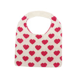 Maxbell Portable Women Knitted Handbag Tote Party Shopping Hollow Heart Summer Red