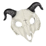 Maxbell Halloween Cosplay Goat Skull Mask Full Face for Carnival Costume Accessories