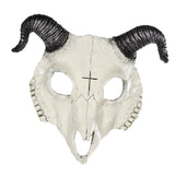 Maxbell Halloween Cosplay Goat Skull Mask Full Face for Carnival Costume Accessories