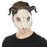 Maxbell Halloween Cosplay Goat Skull Mask Full Face for Carnival Costume Accessories