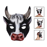 Maxbell Novelty Cow Mask Animal Decorative Props PU Foam Halloween Masquerade