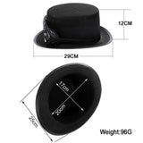 Maxbell Steampunk Top Hat with Goggles Vintage Style for Adult Dress up Halloween