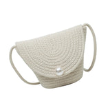 Maxbell Hand Woven Rattan bag Bucket Bag Gift Ladies Shopping Travel Beige