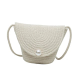 Maxbell Hand Woven Rattan bag Bucket Bag Gift Ladies Shopping Travel Beige
