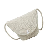Maxbell Hand Woven Rattan bag Bucket Bag Gift Ladies Shopping Travel Beige