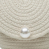 Maxbell Hand Woven Rattan bag Bucket Bag Gift Ladies Shopping Travel Beige