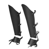 Maxbell Medieval Greaves Boots Shoes Cover for Knight Costume Accessory Black