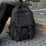 Maxbell Simple School Backpack Durable Daypack for Outdoor Activities Shopping Work