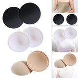 Maxbell 2 Pieces Women Insert Bra Pads Sports Cups Bra Insert Comfy for Yoga Sports Black
