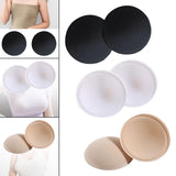 Maxbell 2 Pieces Women Insert Bra Pads Sports Cups Bra Insert Comfy for Yoga Sports Black