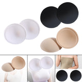 Maxbell 2 Pieces Women Insert Bra Pads Sports Cups Bra Insert Comfy for Yoga Sports Black