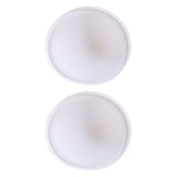 Maxbell 2 Pieces Women Insert Bra Pads Sports Cups Bra Insert Comfy for Yoga Sports White