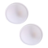 Maxbell 2 Pieces Women Insert Bra Pads Sports Cups Bra Insert Comfy for Yoga Sports White