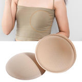 Maxbell 2 Pieces Women Insert Bra Pads Sports Cups Bra Insert Comfy for Yoga Sports Beige