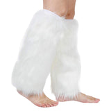 Maxbell Leg Warmers Anime Harajuku Fashion for Cosplay Costume Santa Christmas white